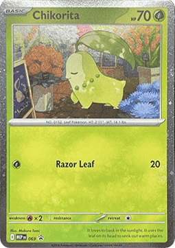 Mega Evolution Promo MEP069 Chikorita (Cosmos Holo)