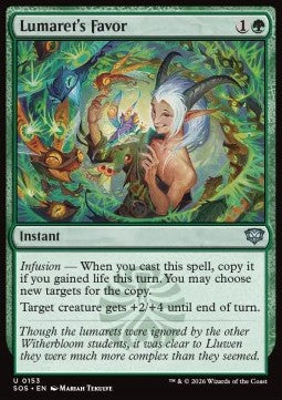 Secrets of Strixhaven 0153 Lumaret's Favor (Foil)