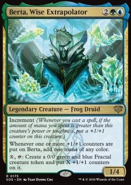Secrets of Strixhaven 0175 Berta, Wise Extrapolator (Foil)