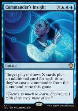 Secrets of Strixhaven Commander 0113 Commander's Insight
