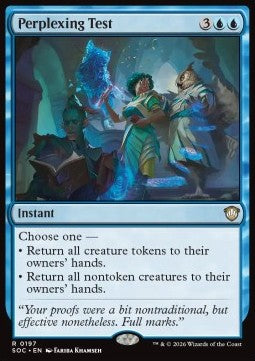 Secrets of Strixhaven Commander 0197 Perplexing Test