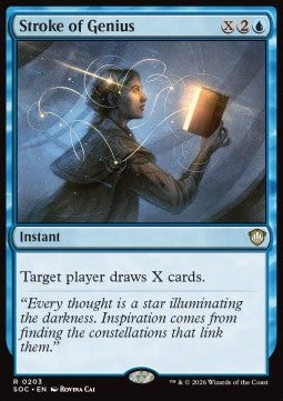 Secrets of Strixhaven Commander 0203 Stroke of Genius