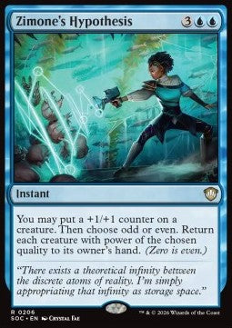 Secrets of Strixhaven Commander 0206 Zimone's Hypothesis