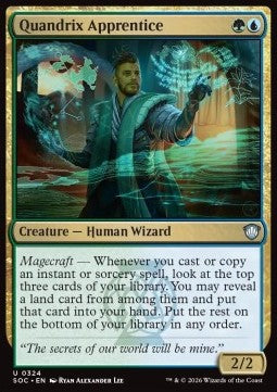 Secrets of Strixhaven Commander 0324 Quandrix Apprentice