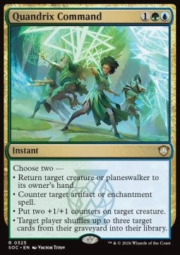 Secrets of Strixhaven Commander 0325 Quandrix Command