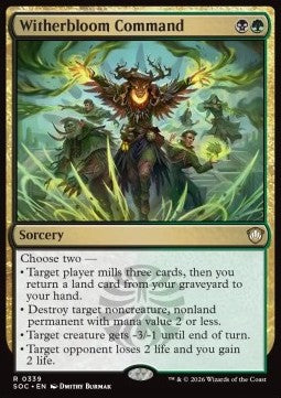 Secrets of Strixhaven Commander 0339 Witherbloom Command