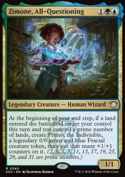 Secrets of Strixhaven Commander 0340 Zimone, All-Questioning