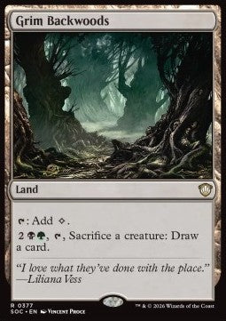 Secrets of Strixhaven Commander 0377 Grim Backwoods