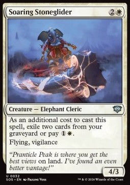 Secrets of Strixhaven 0032 Soaring Stoneglider