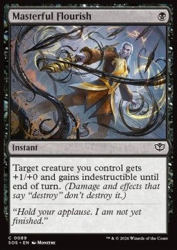 Secrets of Strixhaven 0089 Masterful Flourish (Foil)