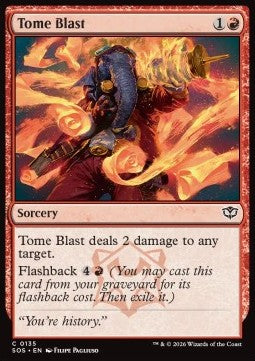 Secrets of Strixhaven 0135 Tome Blast