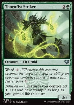 Secrets of Strixhaven 0164 Thornfist Striker