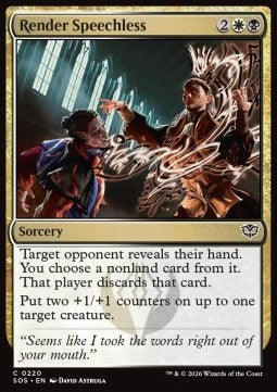 Secrets of Strixhaven 0220 Render Speechless (Foil)