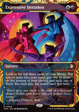 Secrets of Strixhaven Mystical Archives 0064 Expressive Iteration (Foil)