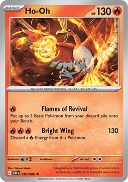 Chaos Rising 010/086 Ho-Oh (Holo)