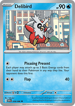 Chaos Rising 018/086 Delibird