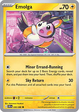 Chaos Rising 030/086 Emolga