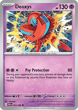 Chaos Rising 033/086 Deoxys (Reverse Holo)