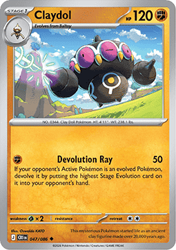 Chaos Rising 047/086 Claydol