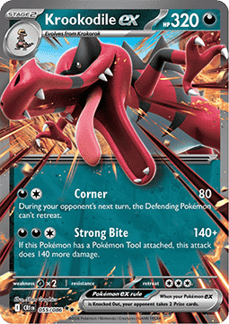 Chaos Rising 055/086 Krookodile ex