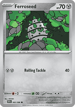 Chaos Rising 062/086 Ferroseed