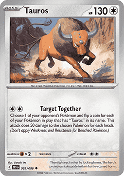Chaos Rising 069/086 Taurus (Reverse Holo)