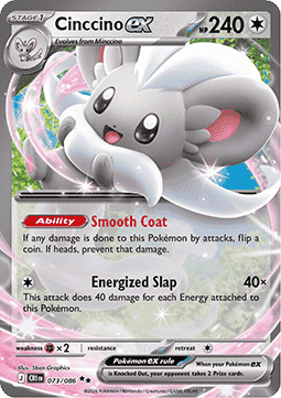 Chaos Rising 073/086 Cinccino ex