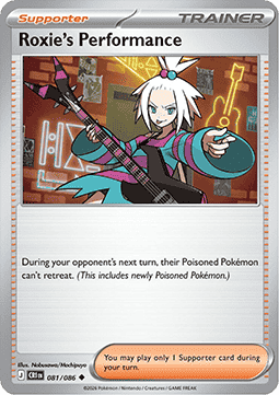 Chaos Rising 081/086 Roxie's Performance (Reverse Holo)