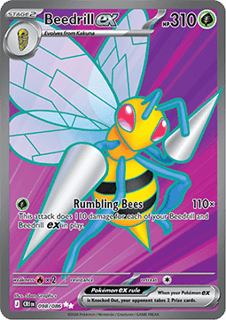 Chaos Rising 098/086 Beedrill ex