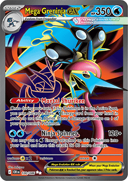 Chaos Rising 100/086 Mega Greninja ex