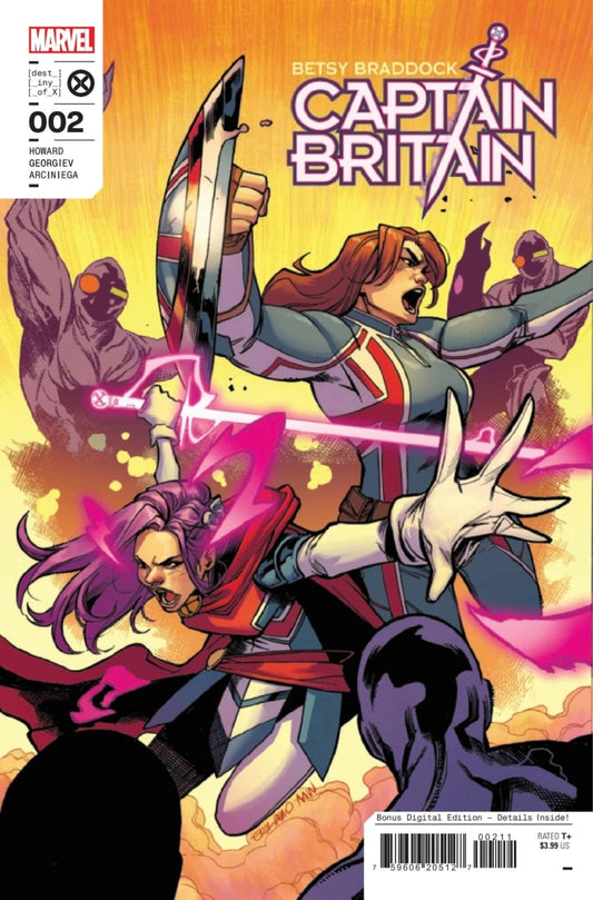 Betsy Braddock Captain Britian #2 Marvel Comics (2023)