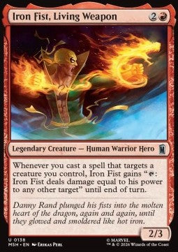 Marvel Super Heroes 0138 Iron Fist, Living Weapon