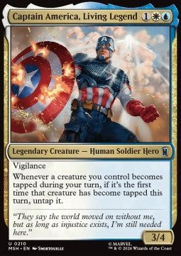 Marvel Super Heroes 0210 Captain America, Living Legend