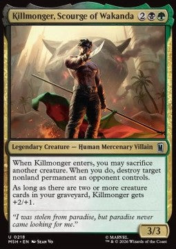 Marvel Super Heroes 0218 Killmonger, Scourge of Wakanda