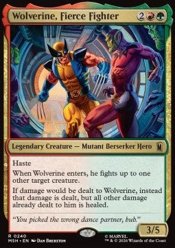 Marvel Super Heroes 0240 Wolverine, Fierce Fighter