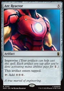 Marvel Super Heroes 0243 Arc Reactore (Foil)
