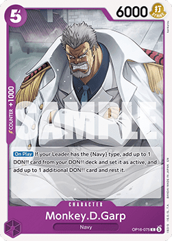 The Time of Battle OP16-075 Monkey.D.Garp