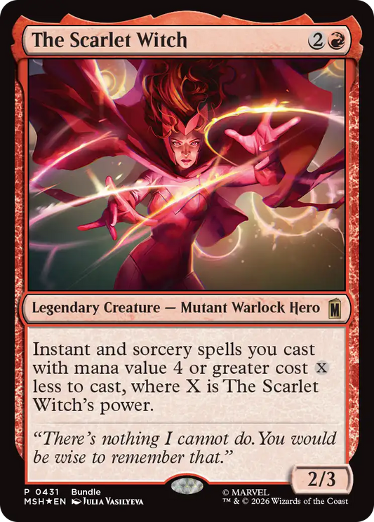 Marvel Super Heroes 0431 The Scarlet Witch (Foil Promo)
