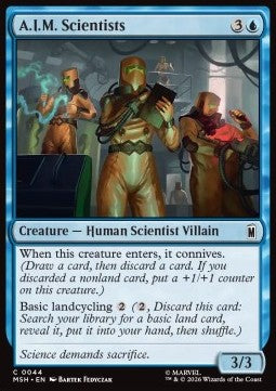 Marvel Super Heroes 0044 A.I.M. Scientists (Foil)