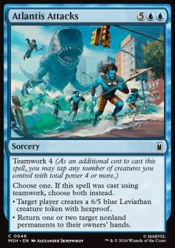Marvel Super Heroes 0046 Atlantis Attacks (Foil)