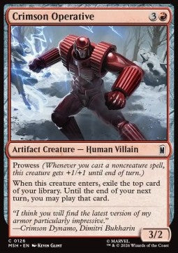 Marvel Super Heroes 0126 Crimson Operative
