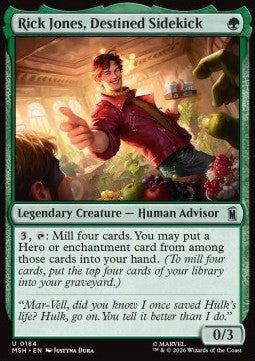 Marvel Super Heroes 0184 Rick Jones, Destined Sidekick (Foil)