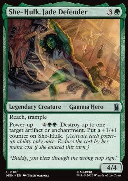 Marvel Super Heroes 0188 She-Hulk, Jade Defender