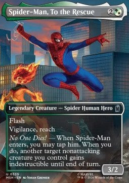 Marvel Super Heroes 0335 Spider-Man, To the Rescue (Foil)
