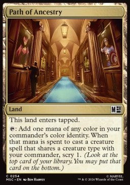Marvel Super Heroes Commander 0254 Path of Ancestry