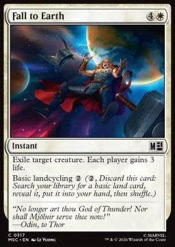Marvel Super Heroes Commander 0517 Fall to Earth