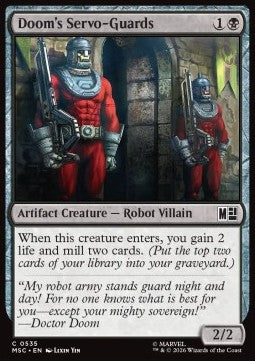 Marvel Super Heroes Commander 0535 Doom's Servo-Guards