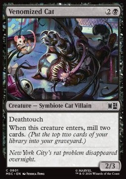 Marvel Super Heroes Commander 0801 Venomized Cat (Foil)