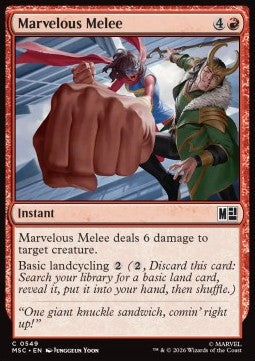 Marvel Super Heroes Commander 0549 Marvelous Melee