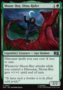 Marvel Super Heroes Commander 0563 Moon-Boy, Dino Rider